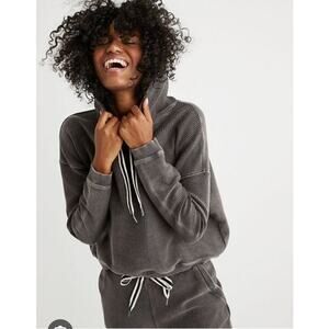 Aerie New Love Corded Hoodie Grey  Medium